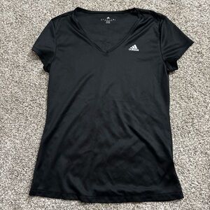 Adidas Women's Black Short Sleeve Tee